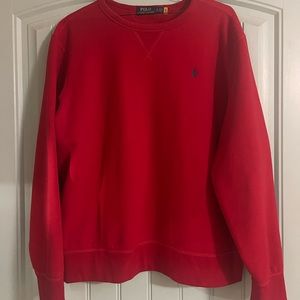 Polo Ralph Lauren sweatshirt. Red. Mens size XL.